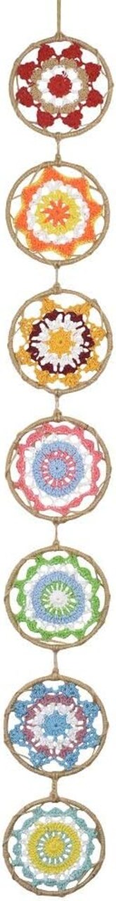 Boho Mandala Dream Catcher Wall Decor Rainbow Boho Garland Dream Catcher